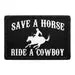 Pull Patch Save A Horse Ride A Cowboy patch 76x51 mm velcro