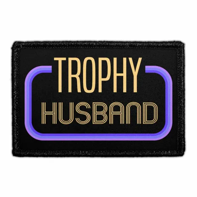 Pull Patch Trophy Husband patch med velcro 7,6 cm