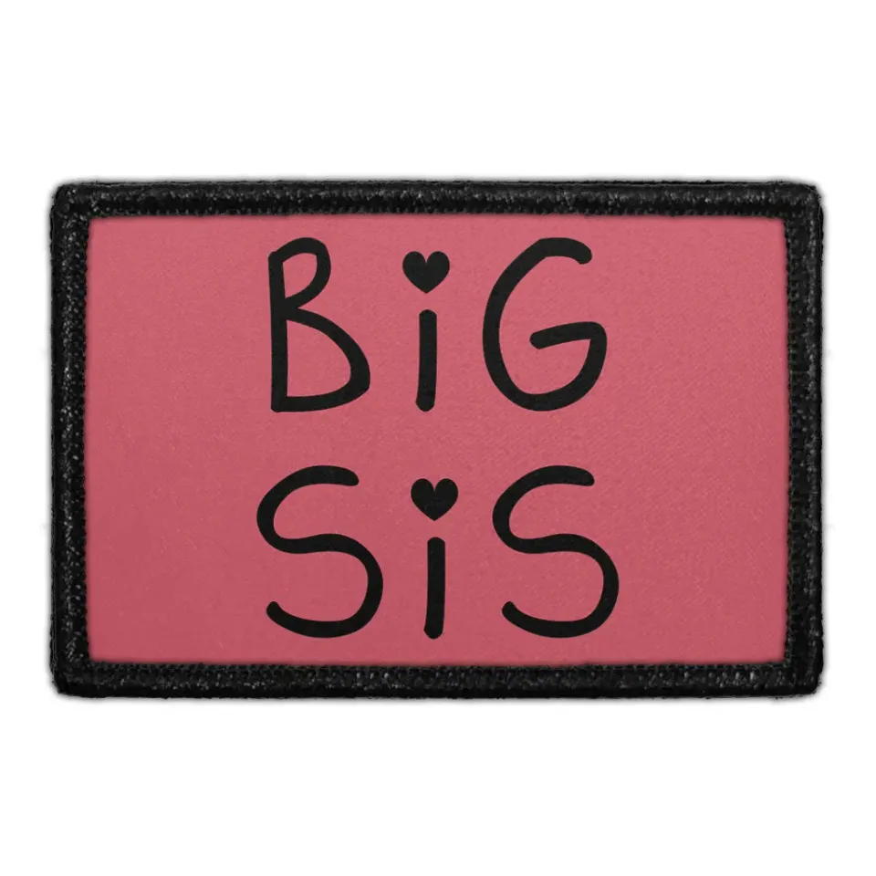 Pull Patch Big Sis patch tekst 1 stk velcro