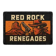 Pull Patch Red Rock Renegades patch med velcro