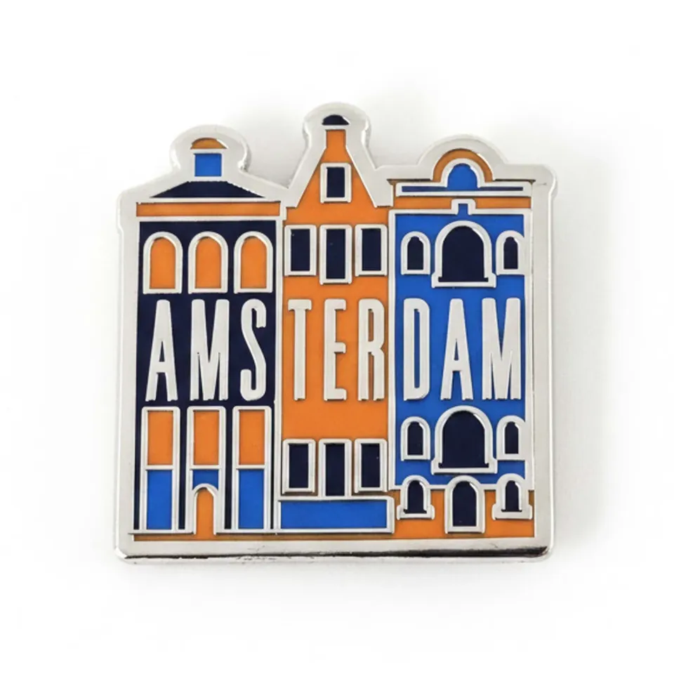 Vagabond Heart Amsterdam pin hård emalje lille
