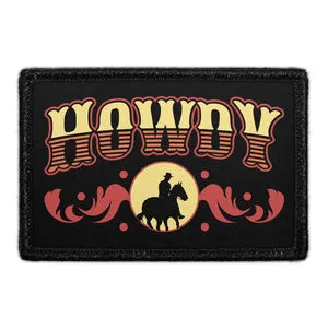 Pull Patch Howdy patch med velcro 76 mm