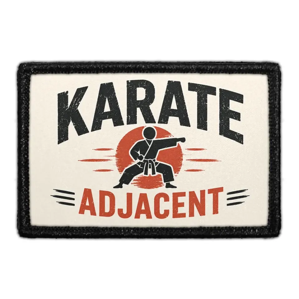 Pull Patch Karate Adjacent patch 76x51 mm velcro