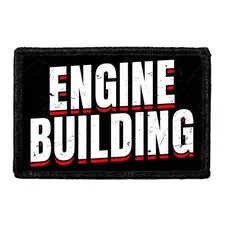 Pull Patch Engine Building velcromærke 76x51 mm