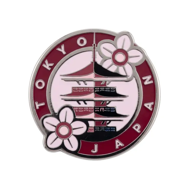 Vagabond Heart Tokyo Japan emaljepin 32 mm hård emalje