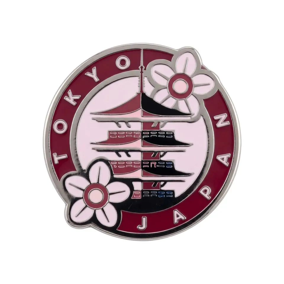 Vagabond Heart Tokyo Japan emaljepin 32 mm hård emalje