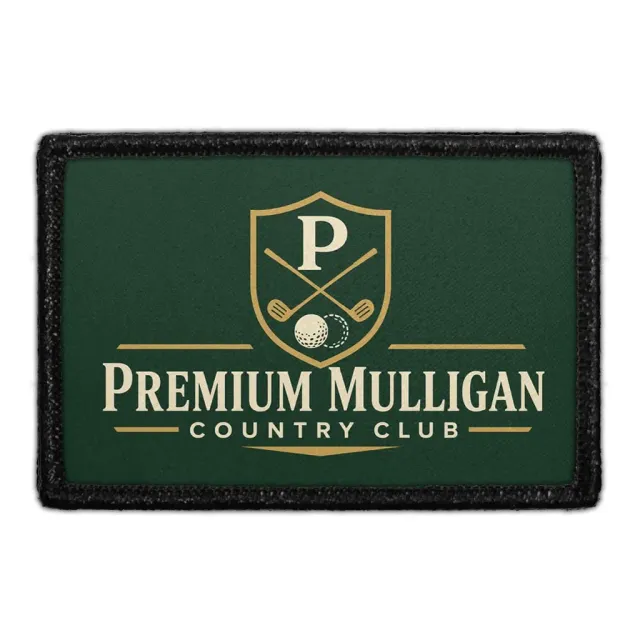 Pull Patch Premium Mulligan Country Club patch golf