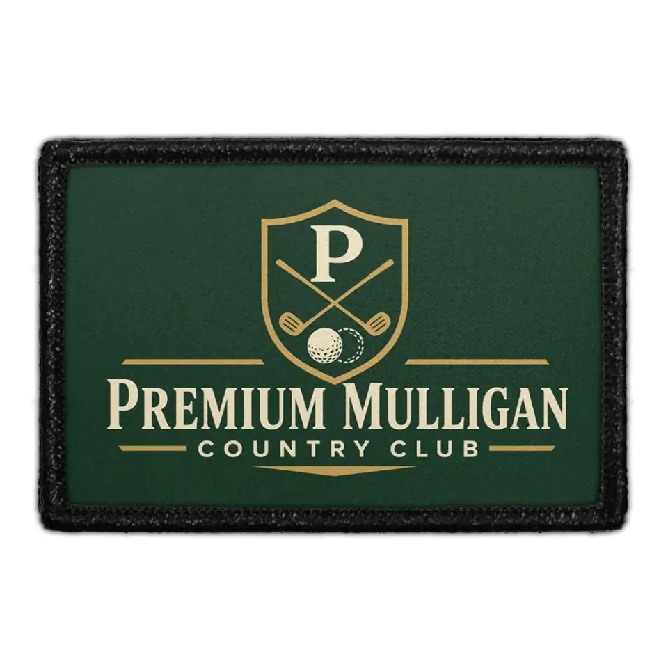Pull Patch Premium Mulligan Country Club patch golf