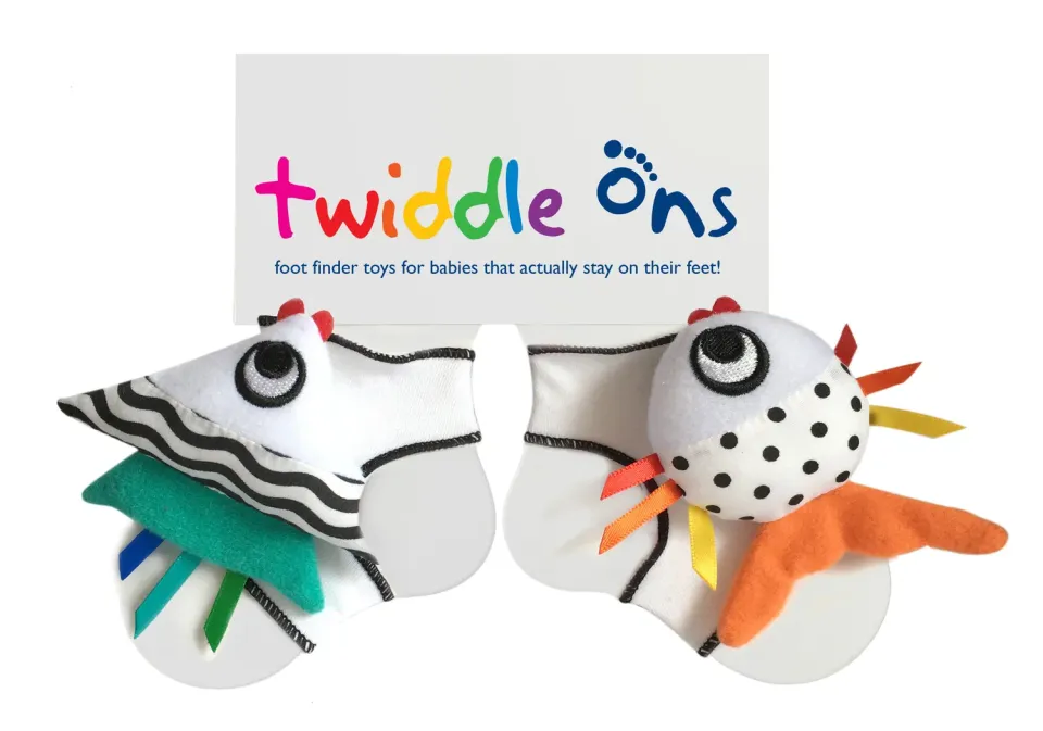 Sock Ons Twiddle Ons fodsokker fishy business rangler