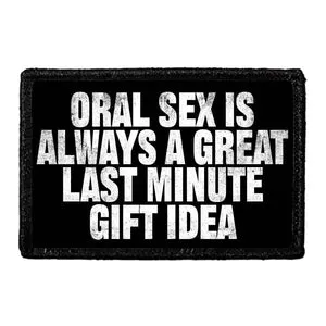 Pull Patch Oral Sex Last Minute Gift patch 76x51 fræk
