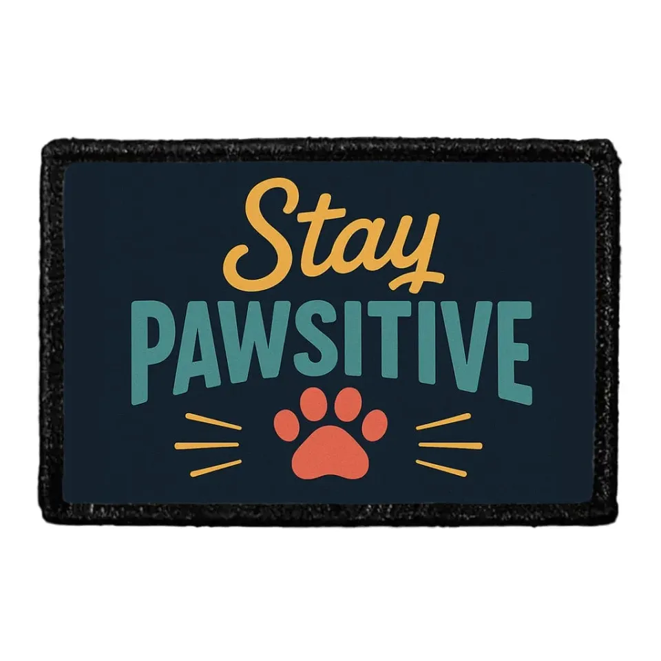 Pull Patch Stay Pawsitive patch med velcro pote