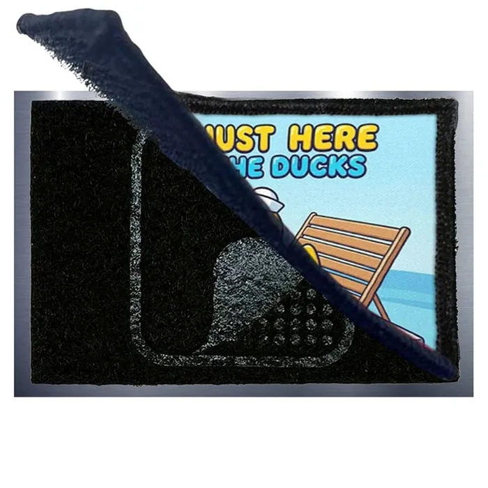 Pull Patch I'm Just Here For The Ducks patch magnet and