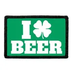 Pull Patch I Shamrock Beer patch velcro grøn