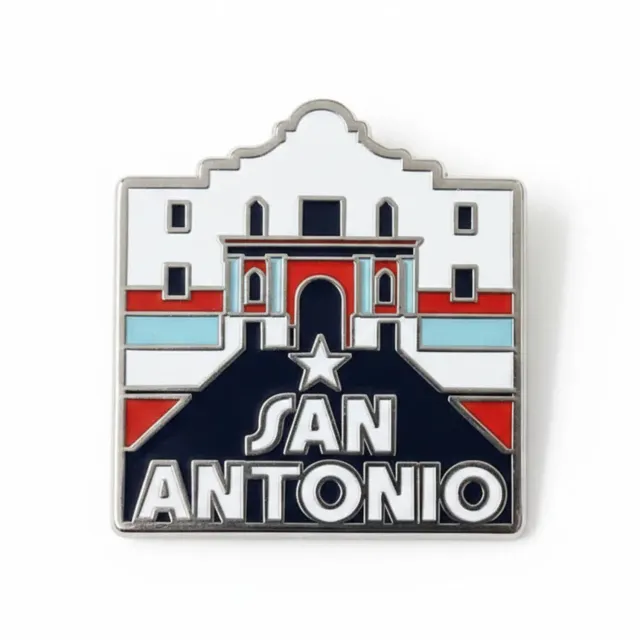 Vagabond Heart San Antonio pin hård emalje lille