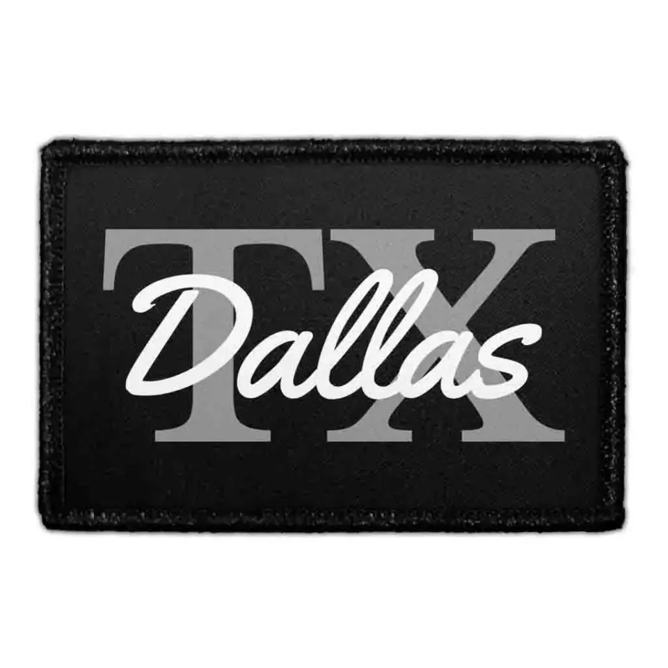 Pull Patch Dallas TX patch velcro 76x51 mm