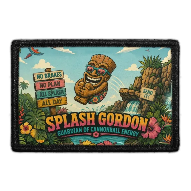 Pull Patch Splash Gordon patch med velcro – pool 76 mm