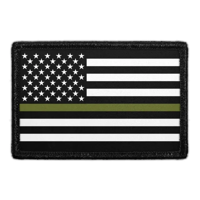 Pull Patch Flag Military patch med velcro