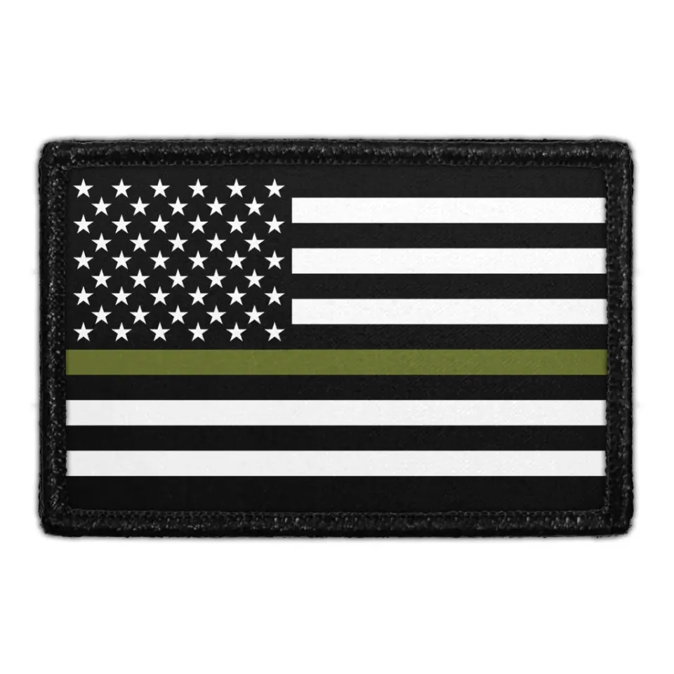 Pull Patch Flag Military patch med velcro