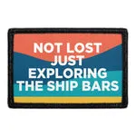 Pull Patch Not Lost Ship Bars patch velcro krydstogt