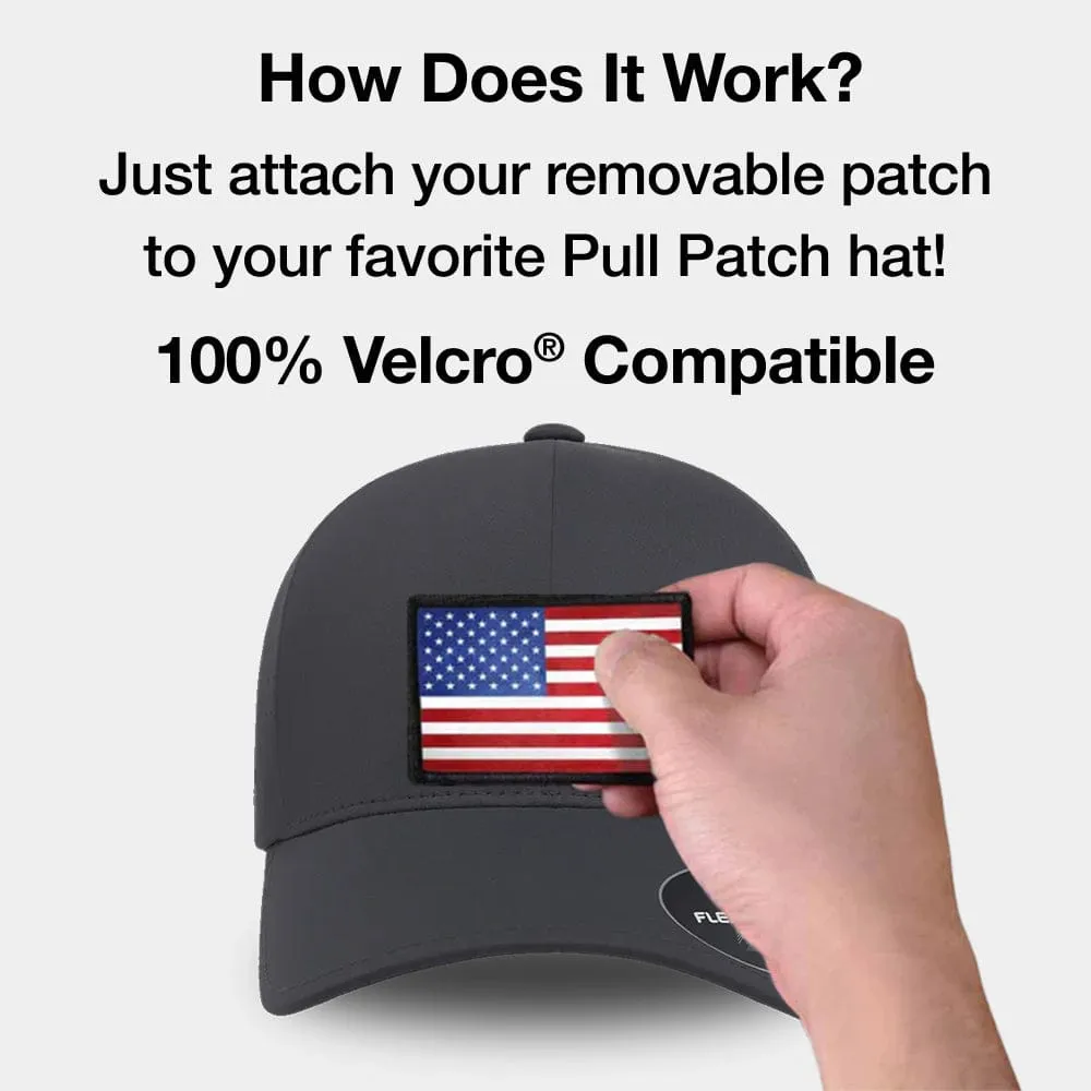 Pull Patch Delta Flexfit snapback cap mørkegrå