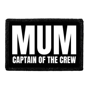 Pull Patch MUM Captain Of The Crew patch 76x51mm mors dag