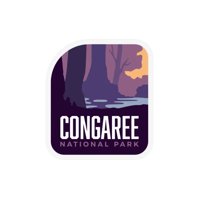 Vagabond Heart Congaree sticker vinyl klistermærke 70 mm vejrbestandig