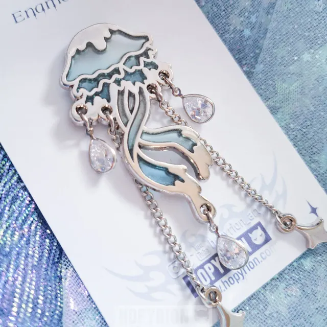 Hopyrion Melty Jelly enamel pin 5 cm blå