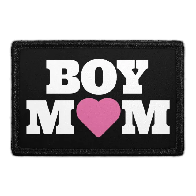 Pull Patch Boy Mom patch med velcro 1 stk – drengemotiv