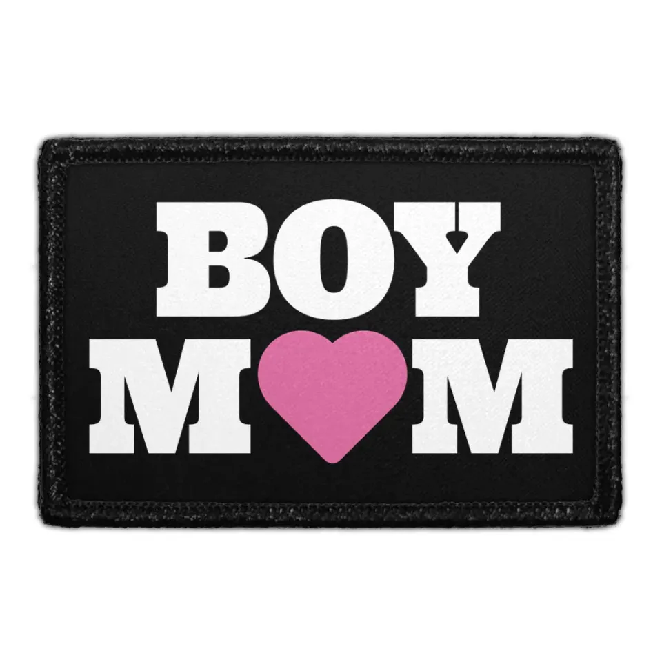 Pull Patch Boy Mom patch med velcro 1 stk – drengemotiv