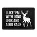 Pull Patch I Like'em With Long Legs And A Big Rack patch