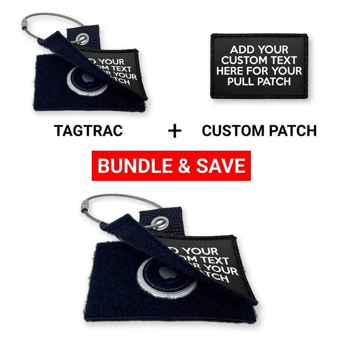 Pull Patch 4 Lines Custom Text patch bundle TagTrac vandret