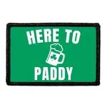 Pull Patch Here To Paddy Beer patch grøn