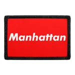 Pull Patch Manhattan Red patch med velcro – rød