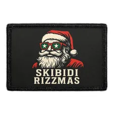 Pull Patch Skibidi Rizzmas patch med velcro jul