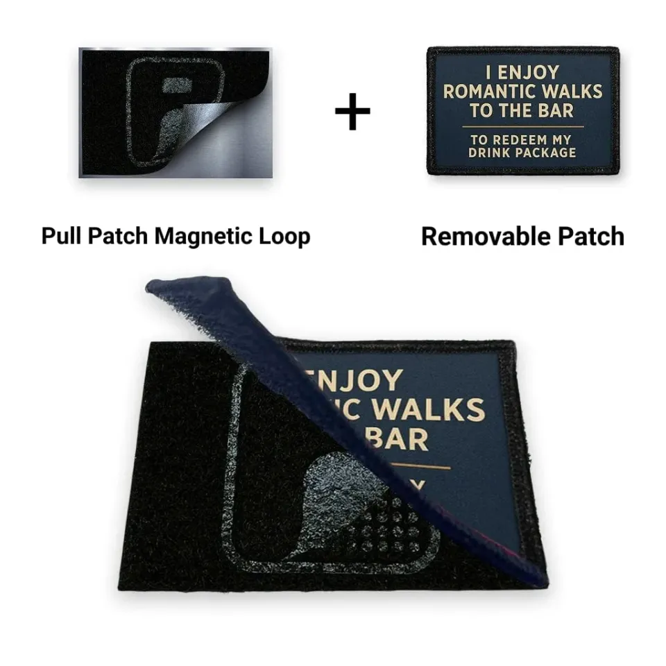 Pull Patch Walks to the Bar patch magnet cruise