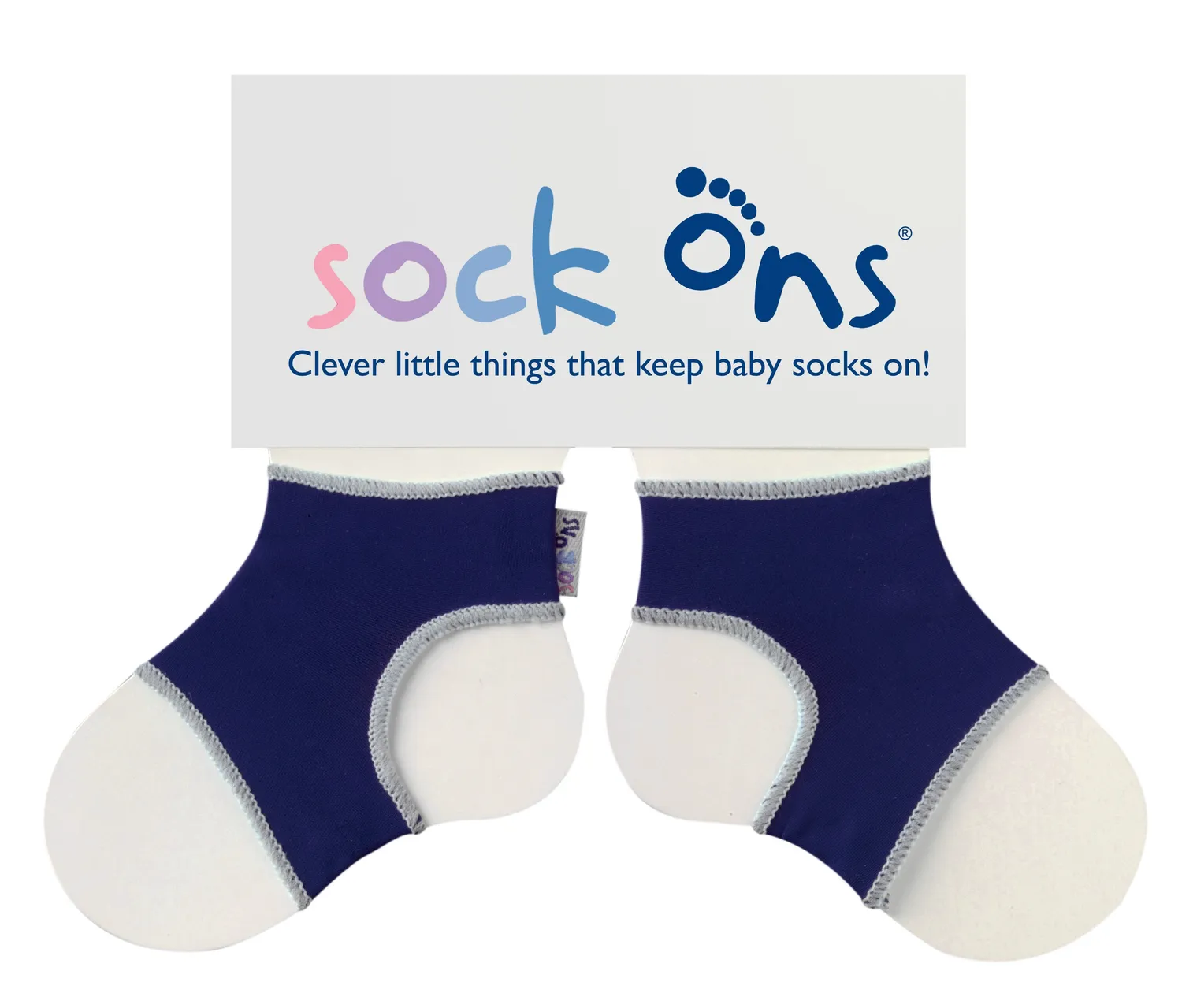 Sock Ons strømpeholder full range 0-18 mdr klassisk mix