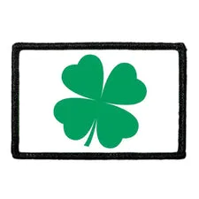 Pull Patch Four Leaf Clover Green patch velcro