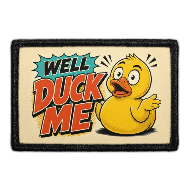 Pull Patch Well Duck Me patch med velcro and