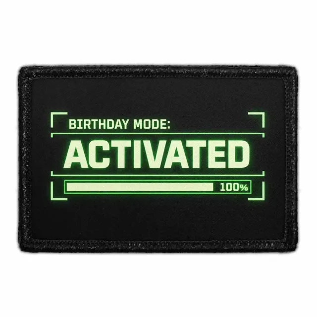 Pull Patch Birthday Mode Activated patch 76x51mm