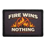 Pull Patch Fire Wins Nothing patch 3x2 brandmand