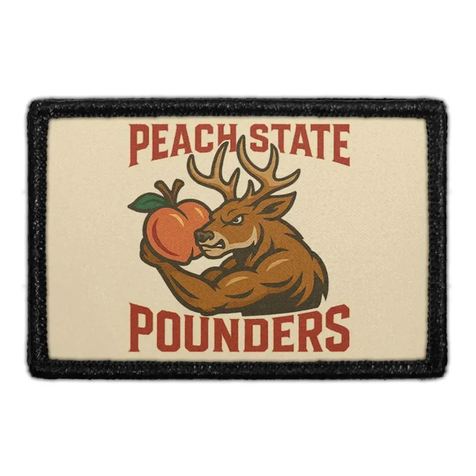 Pull Patch Peach State Pounders velcro 76x51 mm Georgia