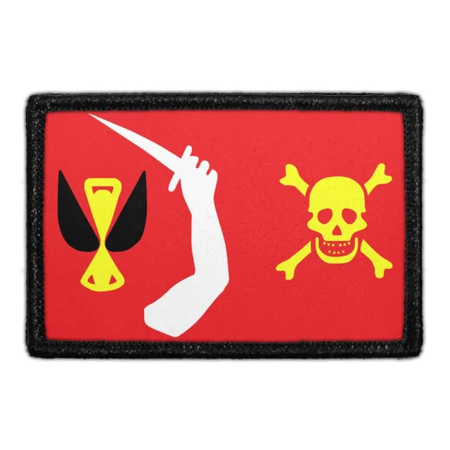 Pull Patch Pirate Christopher Moody Flag patch 76x51 mm