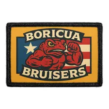 Pull Patch Boricua Bruisers patch 3x2 velcro