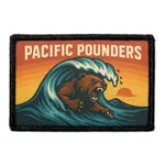 Pull Patch Pacific Pounders patch med velcro 76x51 mm