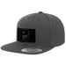 Pull Patch Premium Flat Bill Snapback kasket mørkegrå justerbar