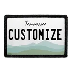 Pull Patch Tennessee License Plate patch med egen tekst