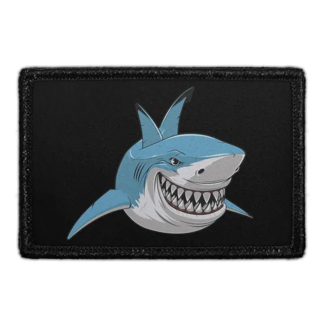 Pull Patch Happy Shark patch 3x2 tommer haj