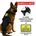 Pull Patch PawPatch Track hundesele XL med grafik-patch