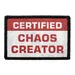 Pull Patch Certified Chaos Creator patch velcro