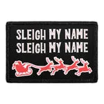 Pull Patch Sleigh My Name patch 7,6 cm hvid